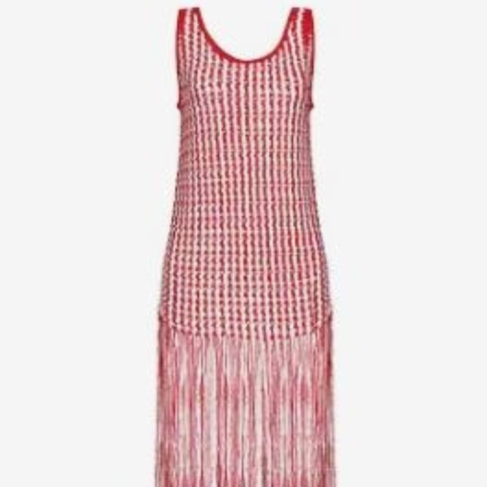 VICOLO Red & White Sweater NWT